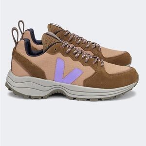 Veja Venturi Brown and Purple Sneakers with Retro Style Size 6